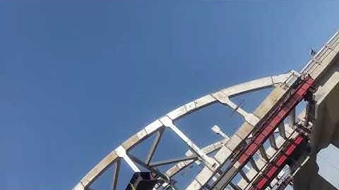 Removal of temporary structure of Bow string Girder span of Railway over bridge🌉🌉🌉