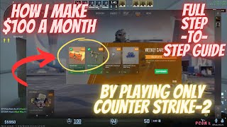 How I make $100 from Counter Strike 2/ Steam each month.