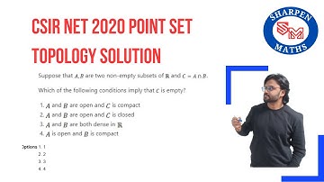 CSIR-NET 2023 || CSIR-NET 2020 solution || Real Analysis || Compact set