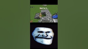 minecraft close eyes troll face logic#shorts