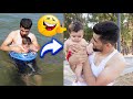 سبحنا مريم لأول مرى في البحيرة وعملنا حفلة مشاوي معا الأطفال