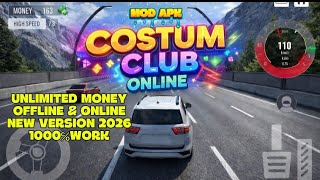 Costum Club Online Racing 3D Mod APK v5.1.1 🚗 Unlimited Money & No Ads | New 2026 Gameplay! screenshot 4