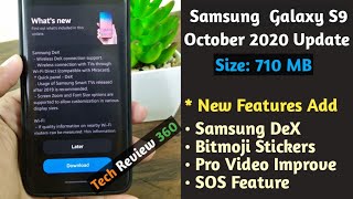 Samsung Galaxy S9 New Software update October 2020  Add  New Features!!!! screenshot 3