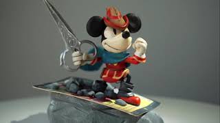 I turned the Lorcana Mickey Mouse card into a sculpture |  Disney