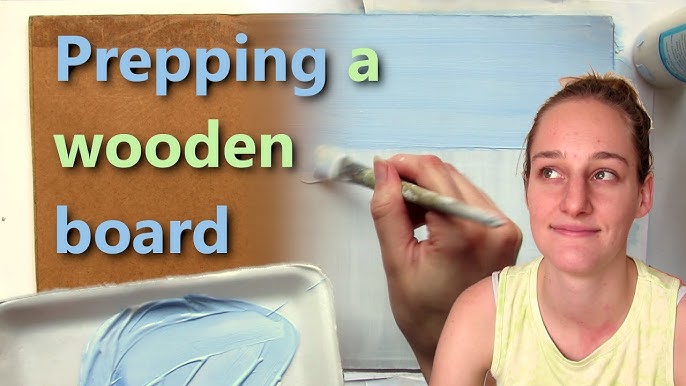 How to: prep a wooden painting board 