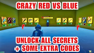 ALL SECRETS CODE CRAZY RED VS BLUE MAP FORTNITE - FIND ALL SECRET CODE LOCATIONS (PART 2)