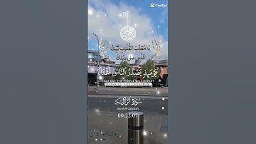 تلاوة خاشعة عطرة مباركة جميلة عذبة مميزة للشيخ سعد الغامدي سورة الزلزلة