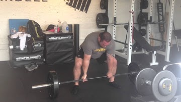 Brian Carroll - sumo Deadlift form practice