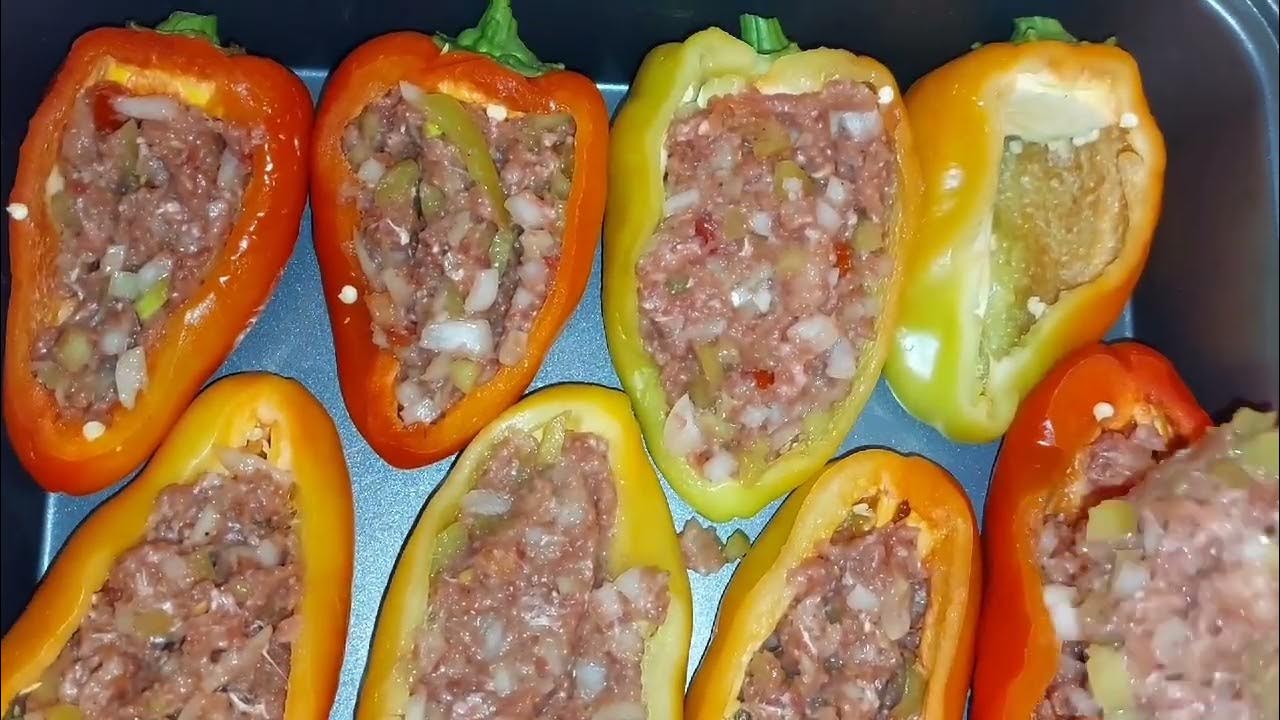 Фаршированный перец с овощами. Очень вкусное блюдо. Перец с овощами # ...