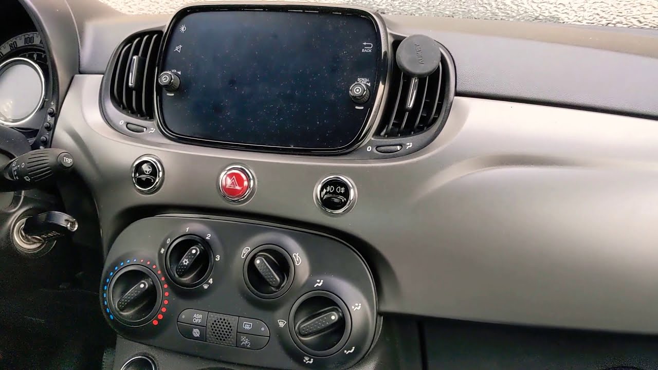 Fiat 500 s 2018 Radio ausbauen YouTube