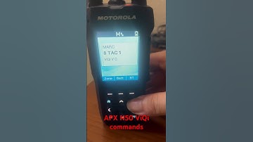 Motorola APX N50 ViQi voice commands demo