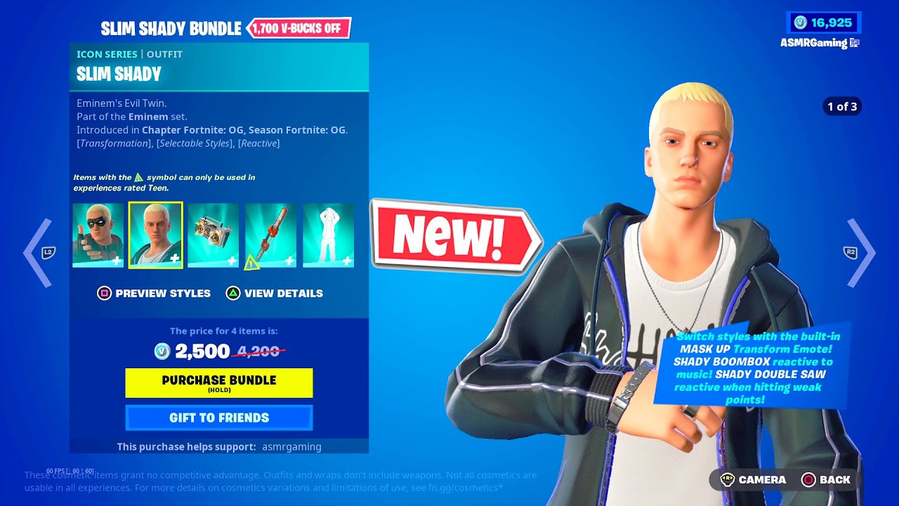 🤩 Fortnite Item Shop Eminem Skins Are Here! YouTube