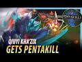 Qiuyi khazix  he finally gets pentakill with khazix  khazix vs fiddlestick