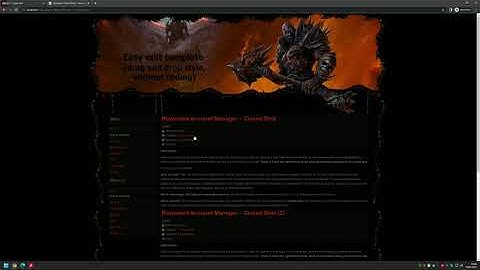 Joomla Gaming Template World of Warcraft