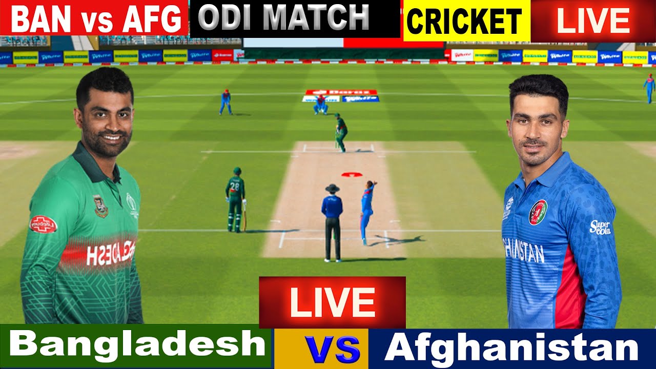 🔴live cricket match today - LIVE Bangladesh vs Afghanistan - live match today - Cricket 22 66