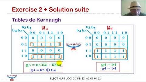 Electronique numérique, Logique Combinatoire, transcodage binaire Gray, transcodage Gray binaire.