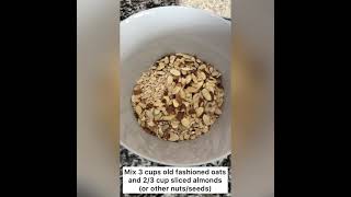 Easy 5-Ingredient Homemade Granola