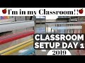 Classroom Setup Day 1   High School Teacher Vlog  classroom tour and setup!