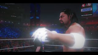 Roman reigns vs seth rollins wwe 2k20 gameplay