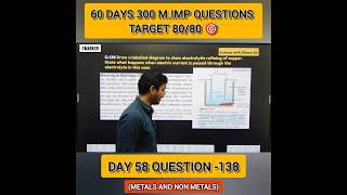 Day 58 | MCQ–138 | Metals and Non-Metals | 60 Days – 300 Questions