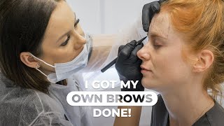 I Got My Own Brows Done! Powder Brows Tutorial