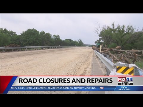 TxDOT works to repair lanes after severe flooding and road closures