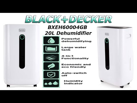 Dehumidifier 20L BLACK & DECKER BXEH60004GB Review 