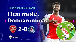 Thumbnail for DONNARUMMA SAI TODO ERRADO DO GOL E ARSENAL PASSA POR CIMA DO PSG NA CHAMPIONS | ARSENAL 2 X 0 PSG