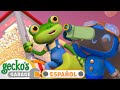 Bebé Camión valiente | 🐸 Garaje de Gecko | Carros para niños | Vídeos educativos