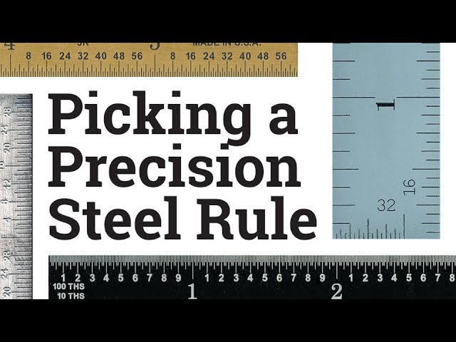 6-Inch Rigid Machinist Rule Ruler - Hardened Spring Steel