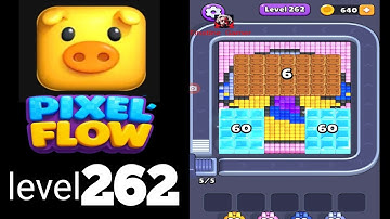 Pixel Flow level 262 hard Walkthrough Solution