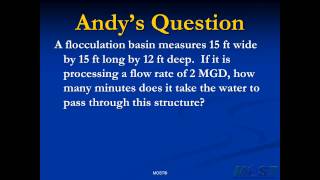 Detention Time Calculation