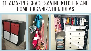 10 amazing space saving kitchen & home organization ideas/tips/hacks | renter friendly organization by Simplified Living 68,232 views 3 years ago 8 minutes, 3 seconds