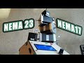 Двигатели ЧПУ СТАНКА Nema 23 Nema 17 Распаковка