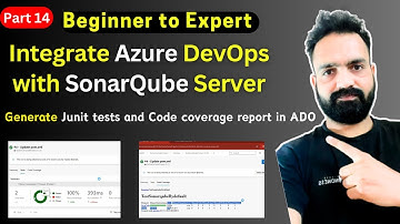 14-Azure DevOps Integration with SonarQube | Publish code coverage report in Azure DevOps pipeline |
