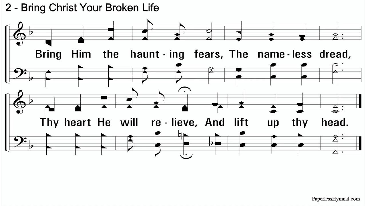 I Come Broken To Be Mended Lyrics "I Came Broken To Be Mended" - YouTube