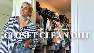 Closet Cleanout | Spring Transition &amp; Organize with me