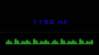 β½β| 1152 hz Pure Tone Frequency| NO Music , For Meditation, Testing. Black Screen