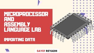 Assembly Language Tutorial Bangla EMU8086 - 4 - Importing Data - বাংলা screenshot 3