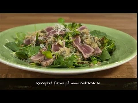 Video: Recept Av Gjutjärnsbränd Tonfisk - Handboken