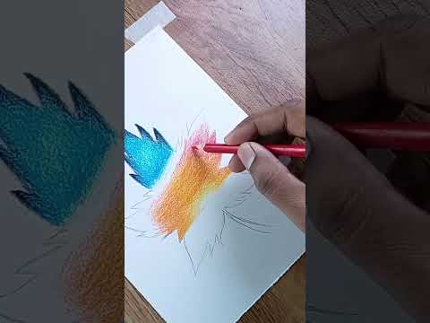 Double Exposure Drawing  Sunset Drawing  Pencil Drawing shorts shortsyoutube viralshort