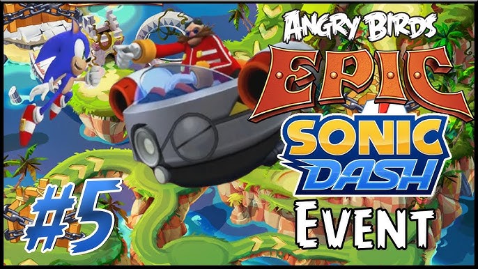 DTBROS on X: An enemy of mine showed me this mobile crossover with Angry  Birds Epic and Sonic Dash. And I looked at the renders for the crossover  and if we think