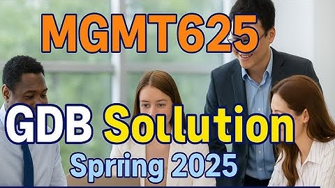 MGMT625 GDB Solution Spring 2025 | Change Management | Virtual University Answer