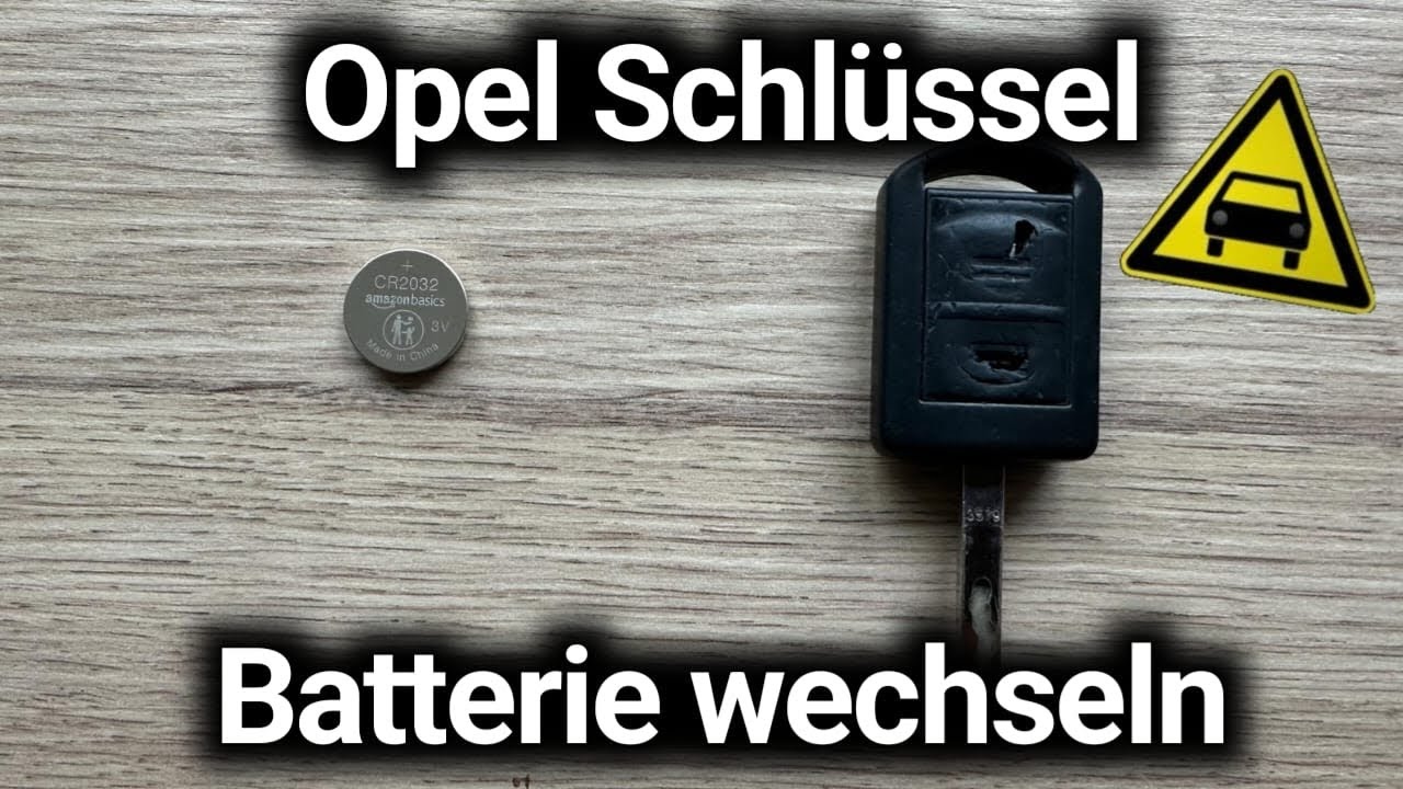 opel grandland schlüssel batterie wechseln