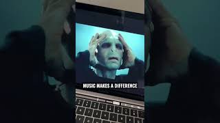 MUSIC MAKES A DIFFERENCE - VOLDEMORT EDITION 🤣 #harrypotter