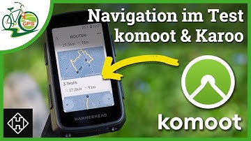 Hammerhead Karoo & komoot Navigation 🏁 Einfache Übertragung & viele Möglichkeiten im Test