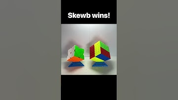 Stop Motion Animation Skewb vs. 6x6 Like a 2x2!