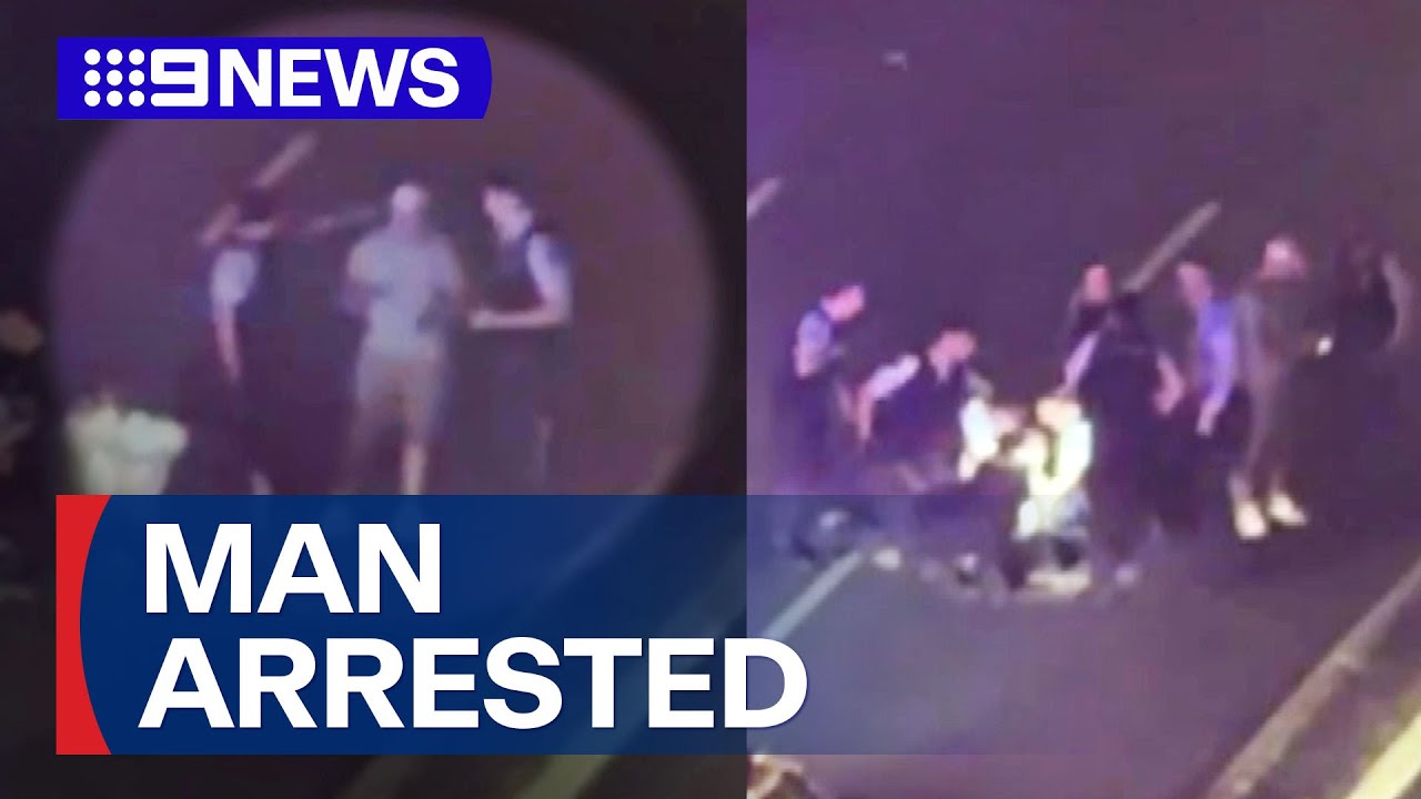 Man behind bars after dramatic arrest in Sydney | 9 News Australia ...
