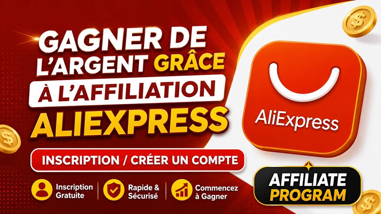 Gagner de l'argent avec le Programme d'Affiliation AliExpress Inscription /