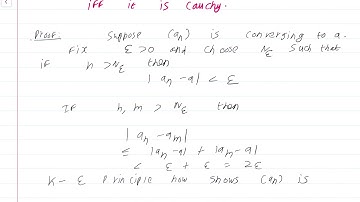 Real Analysis Lecture 10 Part 3: The Cauchy Criterion